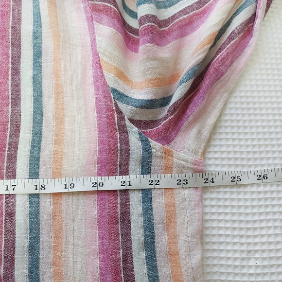 Colorful Striped Button-Up Shirt - Picture 9 of 12